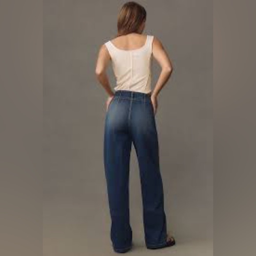 The Eventide High-Rise Wide-Leg Trouser Jeans by Pilcro from Anthropologie - Picture 2 of 4